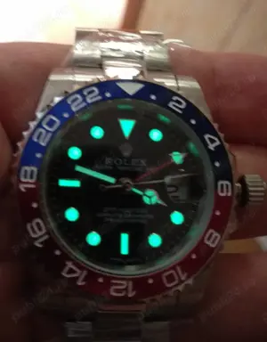 Replica Clona Rolex GMT Master 2 Pepsi 126710BLRO, Oyster - imagine 3