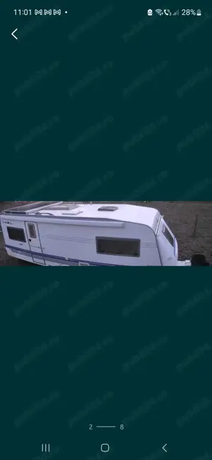 Vand rulota Hobby"de luxe" full dotari  - imagine 8