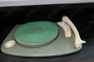 Pick-up Pick-up SUPRAPHON Tip Comoda Lemn Suport Discuri 4 Viteze - imagine 5