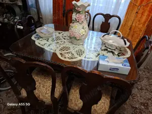 Vând mobila sufragerie & dormitor lemn masiv  - imagine 4