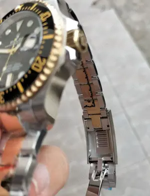 Rolex Sea-Dweller Two-Tone Automatic Safir Ceramic 43mm - imagine 3