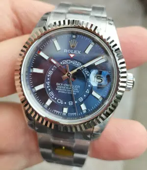 Rolex 42 mm Sky-Dweller Albastru Noob 9002