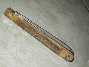 Briceag traditional maghiar vechi cu plásele din corn Szalonnázó 4 - imagine 2