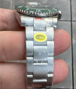 Replica Clona Rolex Submariner 1 la 1 1:1 HULK VERDE mecanism japonez miyota 8215 - imagine 4