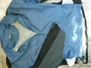 Bluza trening Nike bleumarin, material fas, 2 buzunare, lungime 62 cm, latime 47 cm - imagine 3