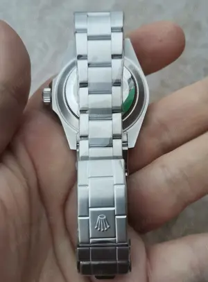 Rolex Submariner 40 mm VINTAGE 16610LV 904L Black RAF 3135 - imagine 5