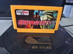 198 jocuri caseta discheta galbena clasica cu jocuri pentru consola TV