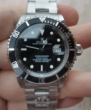 Rolex Submariner 40mm VINTAGE 16610LN 904L Black RAF 3135