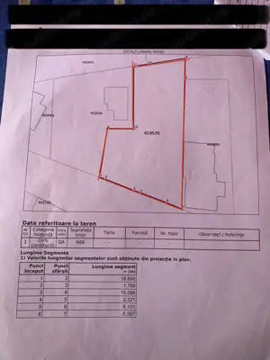 Teren de vânzare în comuna Ghiroda str. Brateș nr25 