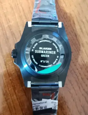 Rolex Submariner Black 3135 904L Ceramic Safir 40 mm - imagine 3