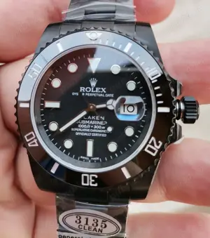 Rolex Submariner Black 3135 904L Ceramic Safir 40 mm