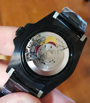 Rolex Submariner Black 3135 904L Ceramic Safir 40 mm - imagine 4