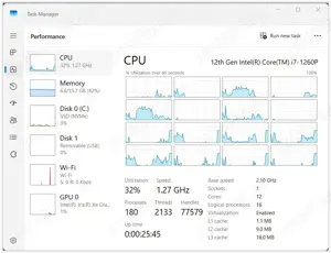 Laptop HP 15.6'' i7-1260P 16GB DDR4 SSD 512GB Video Iris Tastatura Iluminata - imagine 3