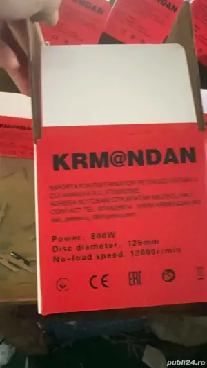 Polizor unghiular 800W cu variator turație 0-11000 rpm - imagine 3