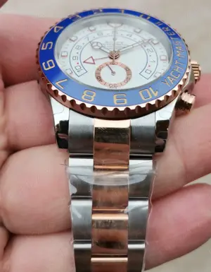 Rolex Yacht-Master Rose Gold Two Tone 4161 904L 44mm - imagine 3