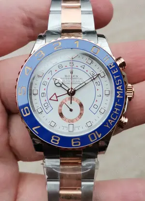 Rolex Yacht-Master Rose Gold Two Tone 4161 904L 44mm - imagine 2