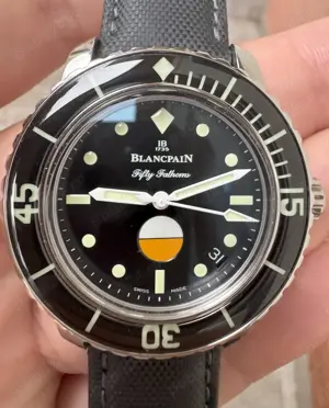 Blancpain 41 mm Fifty Fathoms Black ZF A1151