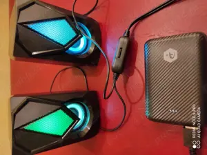 Boxe gaming A+ Bendis, 2.0, Iluminare RGB - imagine 4