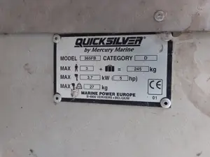 Barca Mercury Quicksilver Aluminiu  - imagine 2