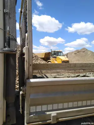 Nisip, balast, pământ, produse de balastieră 