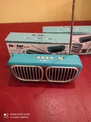 Radio Solar,Bass FM, Bluetooth, Lanterna, Boxa MP3, USB, Card,Noi