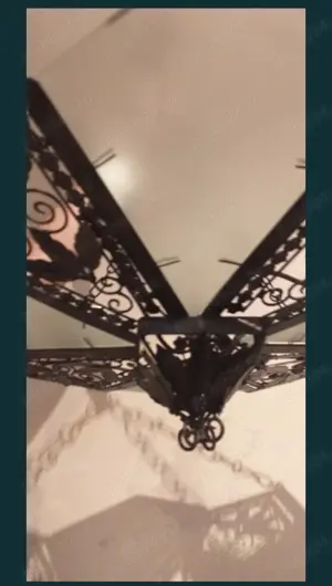 Candelabre vitange anii 1940 cu 4 brațe.  - imagine 3