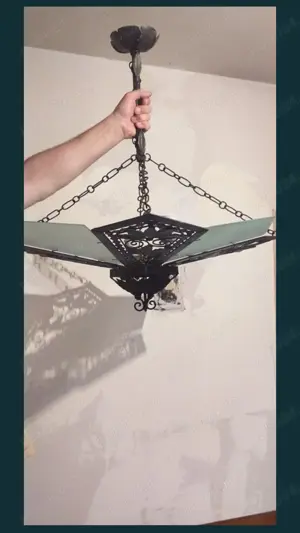 Candelabre vitange anii 1940 cu 4 brațe. 