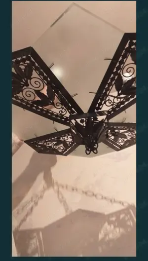 Candelabre vitange anii 1940 cu 4 brațe.  - imagine 4