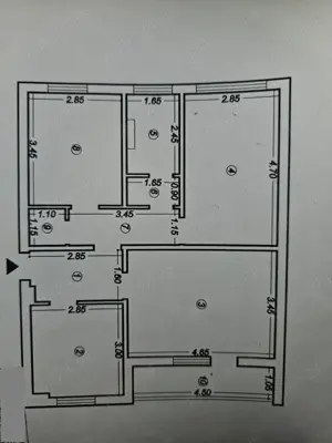 Apartament 3 camere decomandat Tătărași