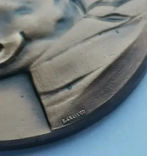 Medalie veche diametru 50mm la cutie GRANERO - imagine 2