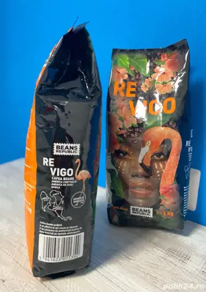 Cafea boabe, Revigo Arabica si Robusta, Beans Republic, 1 kg - imagine 5