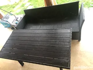 Masa si canapea ratan