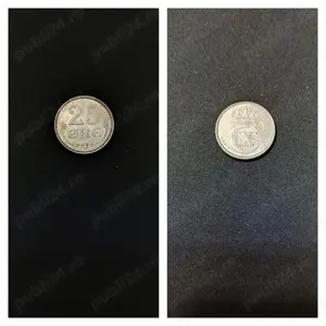 Moneda argint 25 Ore, DANEMARCA, 1918