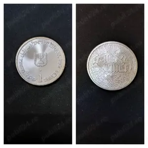 Moneda argint 1 Sheqel, ISRAEL, 1984