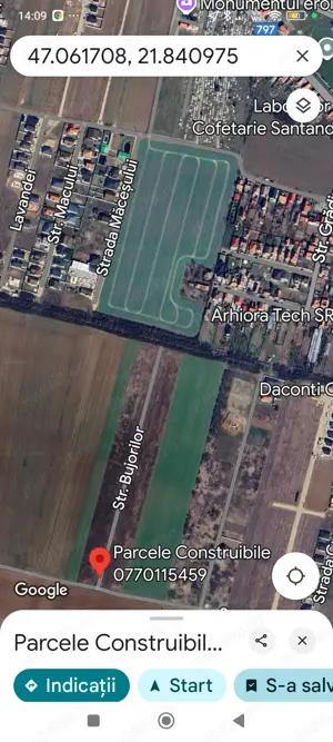 vand parcele construibile Santandrei