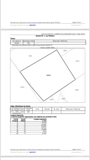 vand teren in zona platoul cornesti