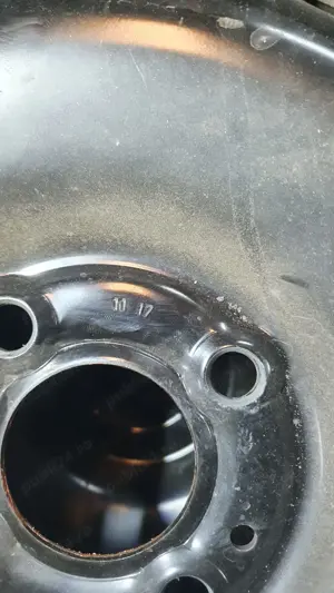 vand 4 jante tabla cu anvelope Vredestain iarna 4x0717 4x6,5 nissan micra 185/65/15 - imagine 4