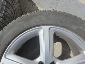 Jante originale Audi R19 5x112 Q5 S-Line anvelope de iarna M+S 255/50 Bridgestone Blizzak - imagine 7