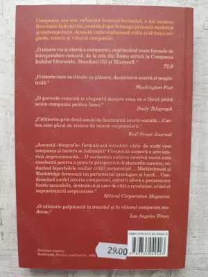 Adrian Wooldridge, John Micklethwait - Compania. Scurtă istorie a unei idei revoluționare - imagine 2