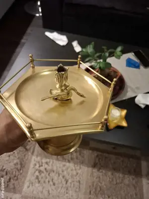 suport lumanare bronz