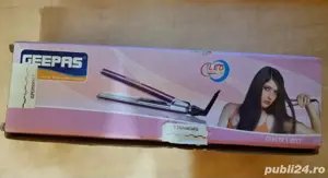 Vând sau schimb Placă Ceramică de Întins Părul Geepas, Nouă