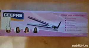 Vând sau schimb Placă Ceramică de Întins Părul Geepas, Nouă - imagine 2