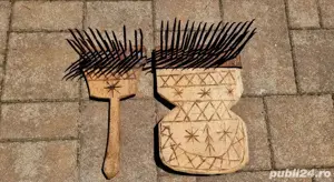 Vând Ragilă Darac Scărmănătoare Lână Cânepă, Vechi de peste 100 ani