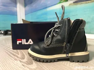 Ghete FILA imblanite pt baieti, bleumarin, nr 21 (transport 50 50) - imagine 3