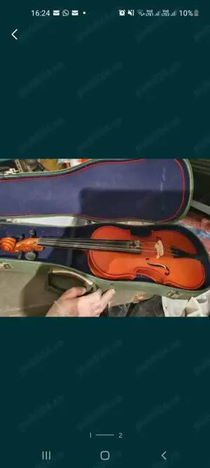 Vând vioara fără arcuș din anul 1985 Reghin