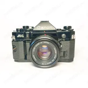 Canon A-1 cu Canon FD 50mm f 1.8