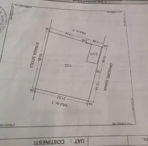 Teren întravilan de vânzare stațiunea Costinești