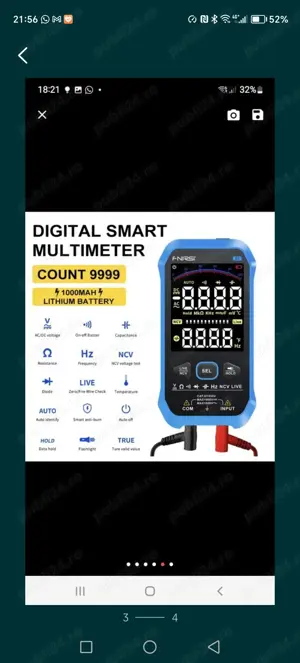 Multimetru (aparat masura) digital - imagine 3