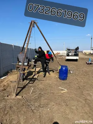 foraje puțuri apa denisipari 