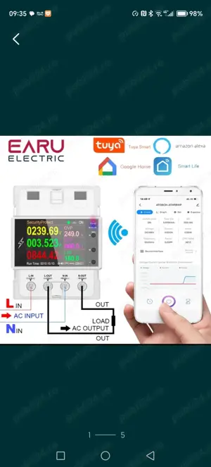 Contor electric smart, protectii multiple